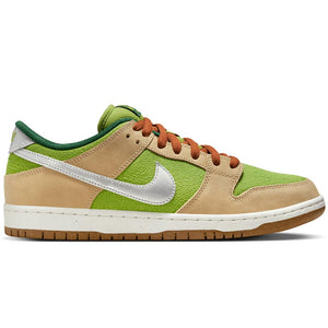 Nike SB Dunk Low Pro WC - Sesame/Metallic Silver-Pear-Fir. Style: FQ7585-200. Free shipping across New Zealand, same day Dunedin delivery. Shop Nike SB online with Dunedin's skate store, PAVEMENT.