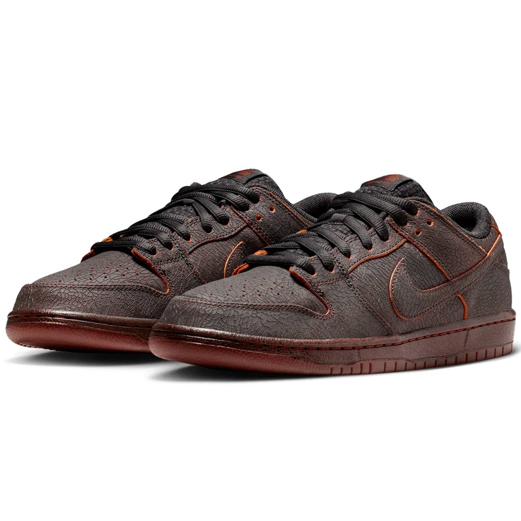 The Nike SB 'Krampus' Dunk - HV1668-001 - Smoke Grey/Campfire Orange/Black | Order online with Pavement Skate Store and get free Aotearoa NZ shipping!