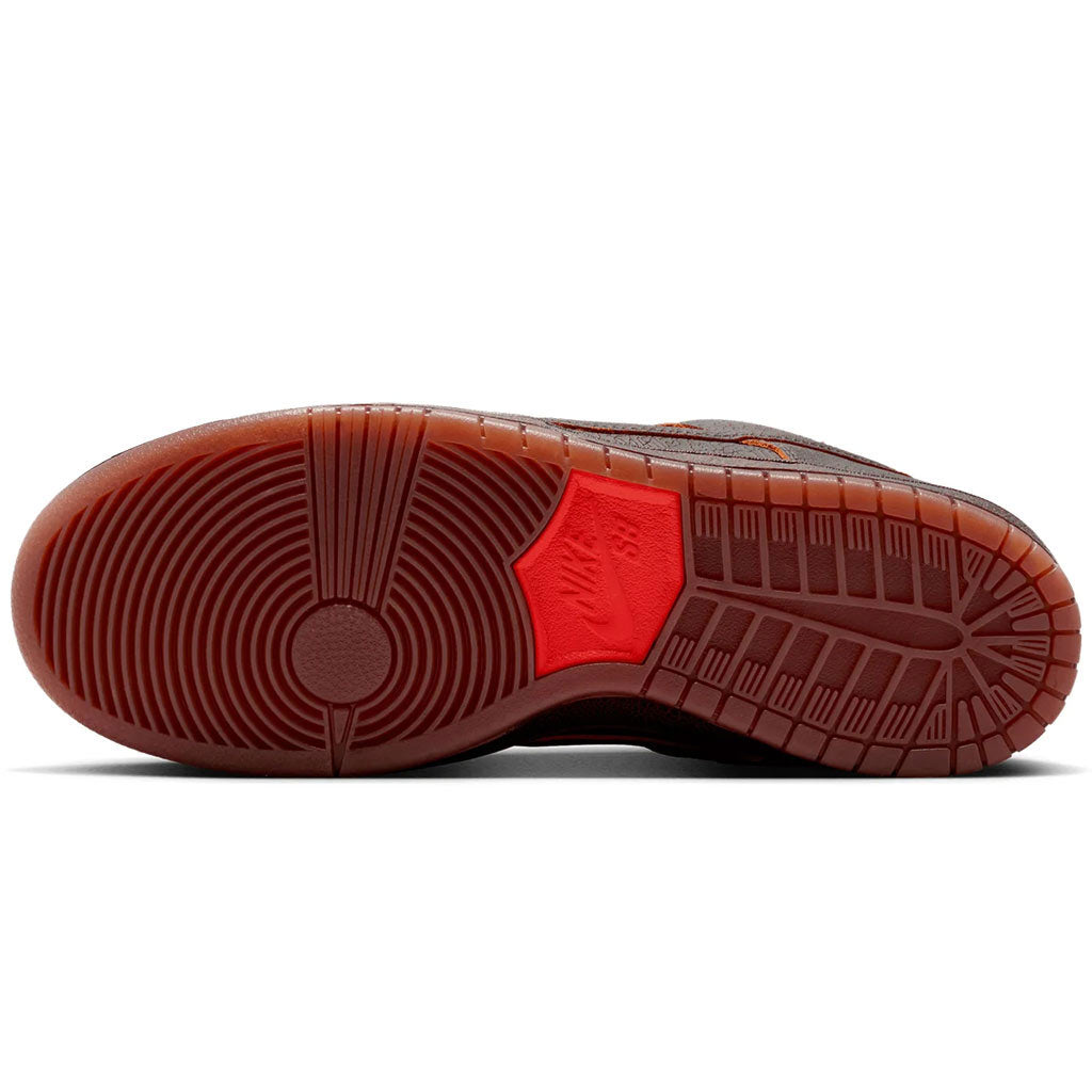 The Nike SB 'Krampus' Dunk - HV1668-001 - Smoke Grey/Campfire Orange/Black | Order online with Pavement Skate Store and get free Aotearoa NZ shipping!