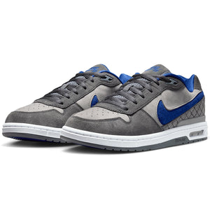 Nike SB P-Rod Zoom Air Skate Shoes Flint Grey/Deep Royal Blue-Flint Grey - IU7835-001 | Shop Nike SB online with Pavement Skate Store - Free Aotearoa shipping.
