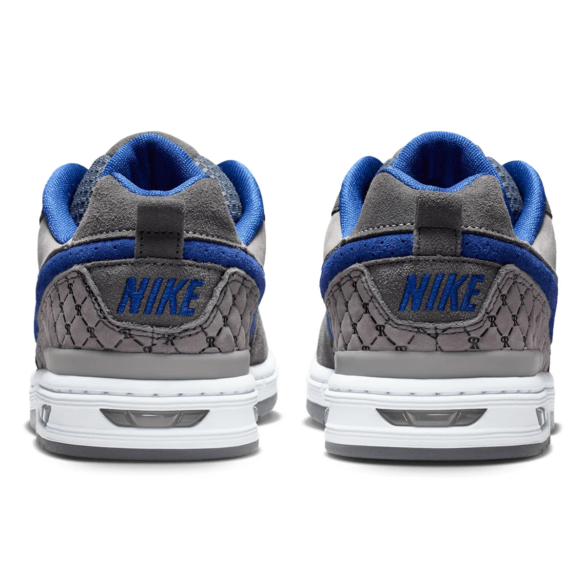 Nike SB P-Rod Zoom Air Skate Shoes Flint Grey/Deep Royal Blue-Flint Grey - IU7835-001 | Shop Nike SB online with Pavement Skate Store - Free Aotearoa shipping.