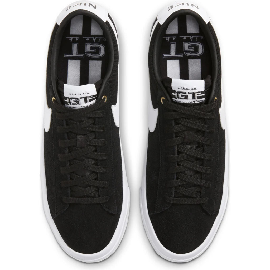 Nike SB Zoom Blazer Low Pro GT in Black/White | Shop Nike Skateboarding shoes online with Pavement Skate Store with free Aotearoa NZ shipping over $100*!