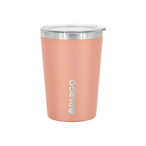 Pargo 12oz Insulated Reusable Cup - Coral Pink. Project PARGO premium insulated reusable water bottles, reusable coffee cups and stubby holders made from high-grade stainless steel. Buy now. Free, fast NZ delivery on orders over $100 with Pavement skate store, Dunedin.