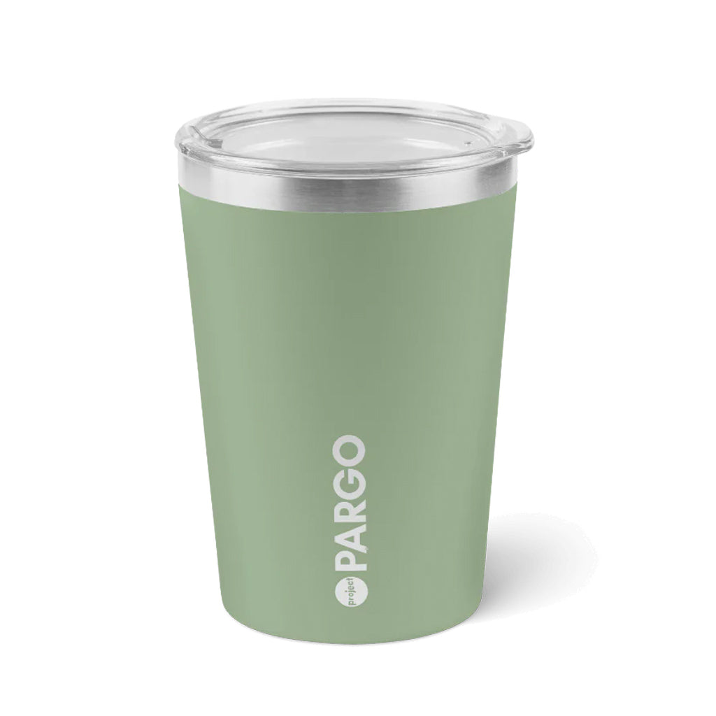 Project Pargo 12oz Insulated Reusable Cup - Eucalypt Green. Shop Project PARGO premium insulated reusable water bottles, reusable coffee cups and stubby holders made from high-grade stainless steel. Buy now. Free Aotearoa New Zealand delivery on orders over $150 when you shop online with Pavement skate store Dunedin.