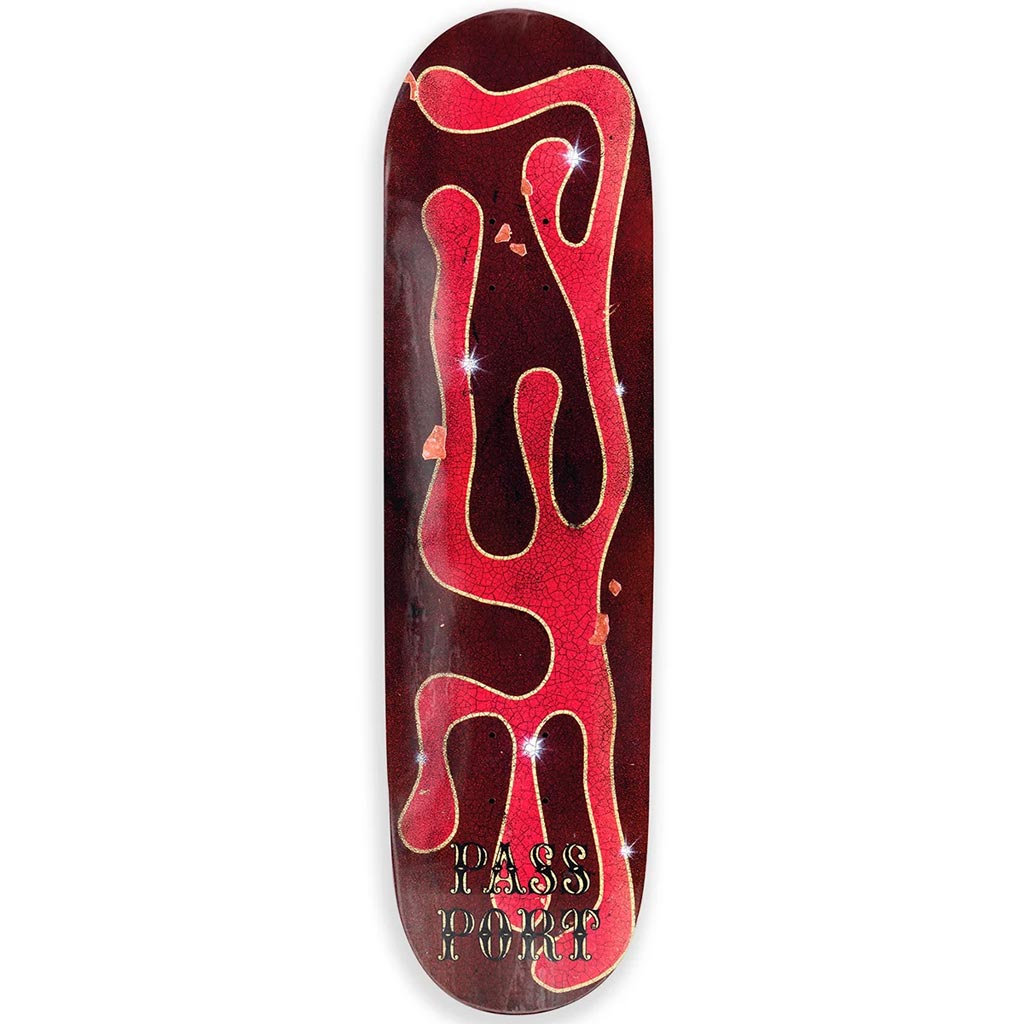 Buy the Pass~Port Aged Airbrush Series 'Termite' Skateboard Deck 8.25" x 32" | Free Aotearoa shipping when you order online with Pavement Skate Store!