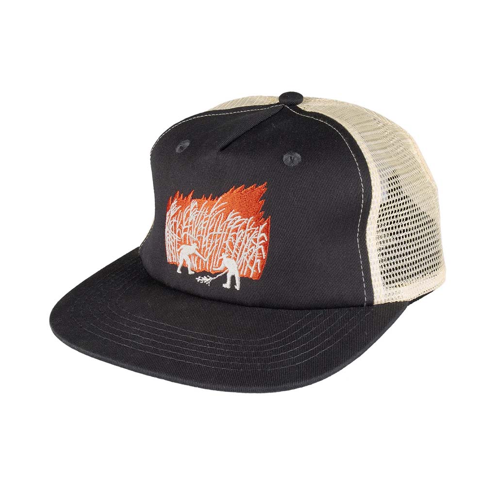 Passport Brush Fire Workers Trucker Cap - Tar/Off White. Shop Pass~Port range #42 online with Pavement Skate Store, Dunedin's independent est. 2009. Free NZ shipping over $150 - Same day Dunedin delivery - Easy returns.