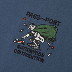 Passport Distribution Tee - Harbour Blue | Free Aotearoa shipping on all Pass~Port orders over $100* with Pavement Skate Store!
