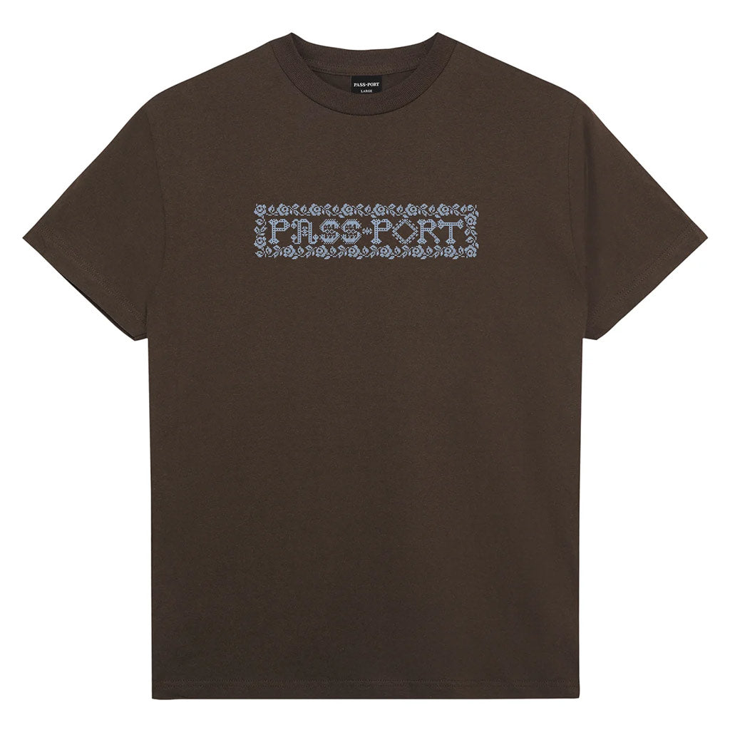 Passport Rosary Tee - Bark | Free Aotearoa shipping on all Pass~Port orders over $100* with Pavement Skate Store!