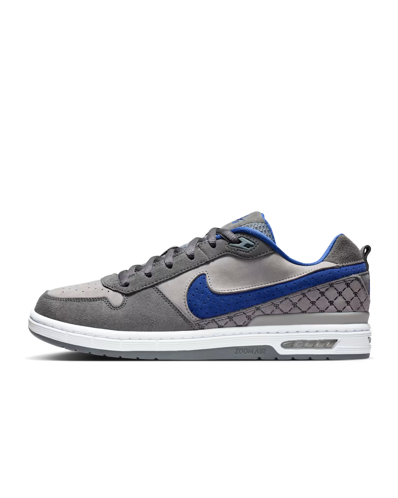 NIKE SB PAUL RODRIGUEZ ZOOM AIR LOW DG - FLINT GREY/DEEP ROYAL BLUE-FLINT GREY