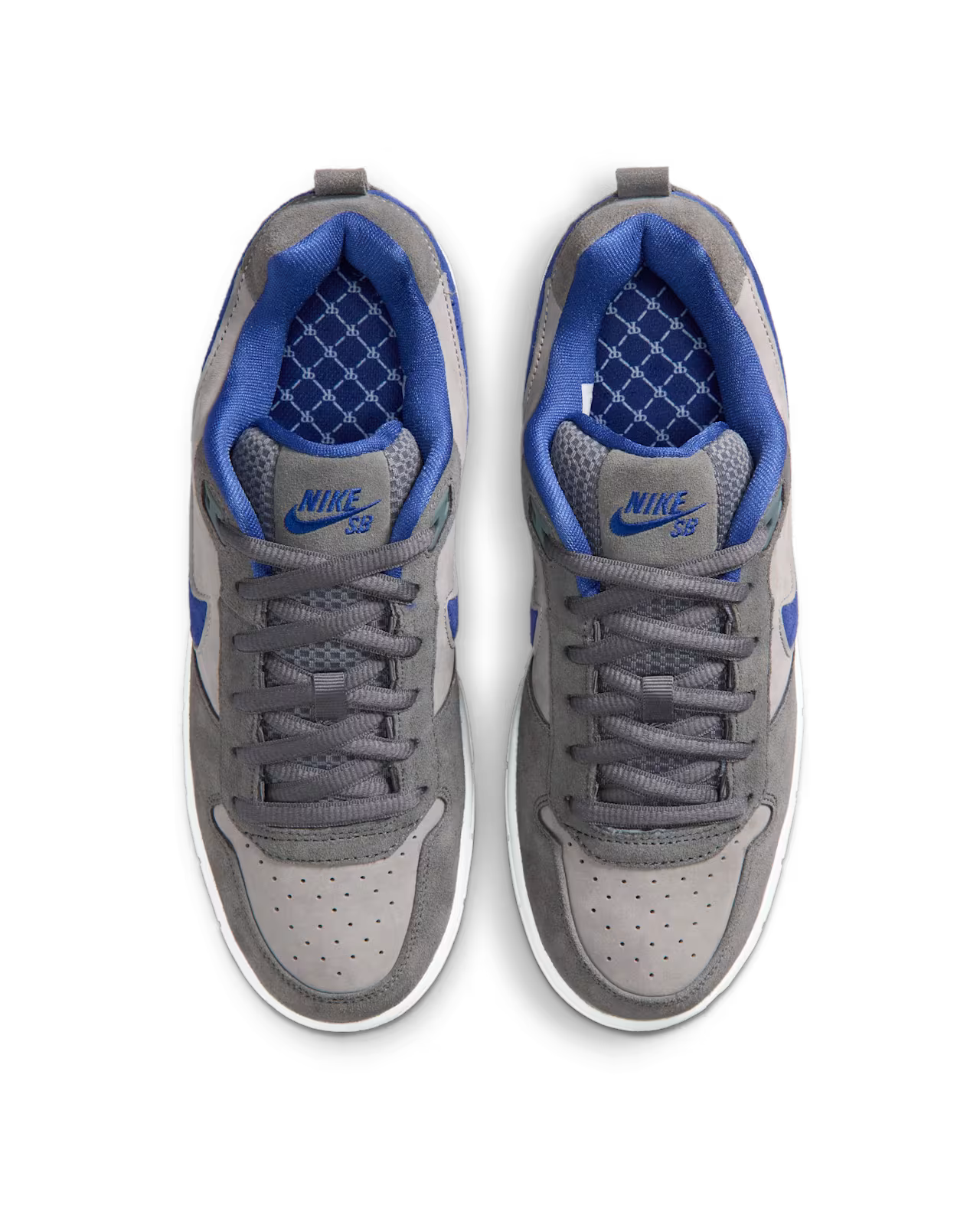 NIKE SB PAUL RODRIGUEZ ZOOM AIR LOW DG - FLINT GREY/DEEP ROYAL BLUE-FLINT GREY