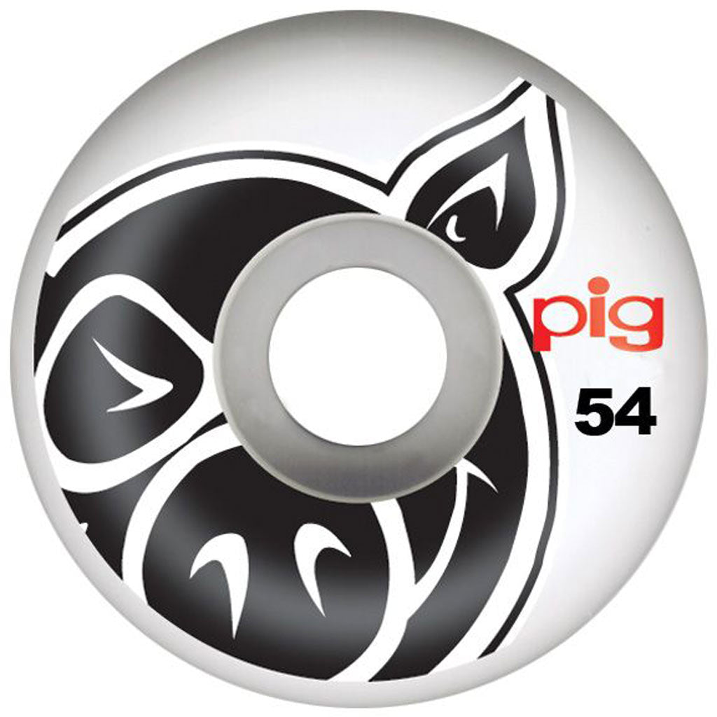 Pig Proline Wheels 54mm Skateboard Wheels. Pro-Line Shape. Standard Formula. 99a Set of 4