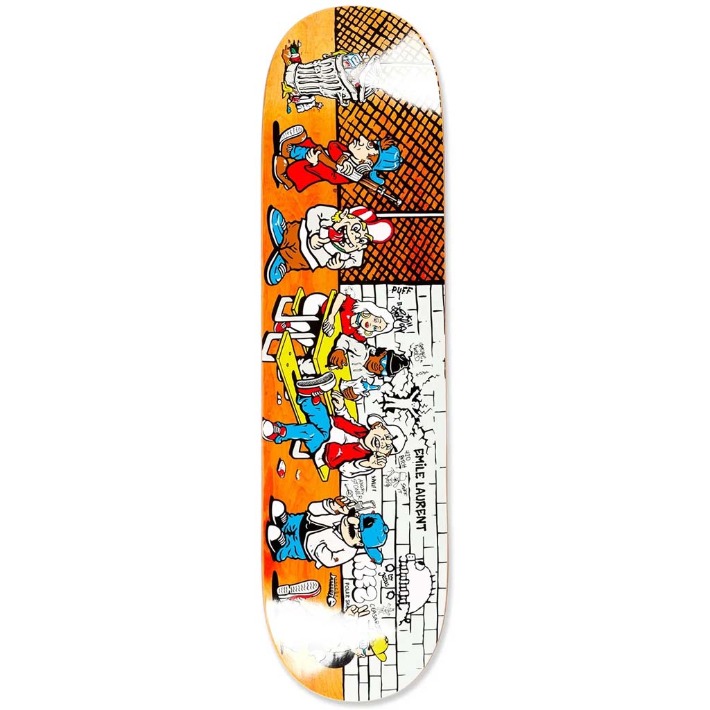 Buy the Polar Emile Laurent High School Skateboard Deck 8.375" | Free Aotearoa shipping when you order online with Pavement Skate Store!