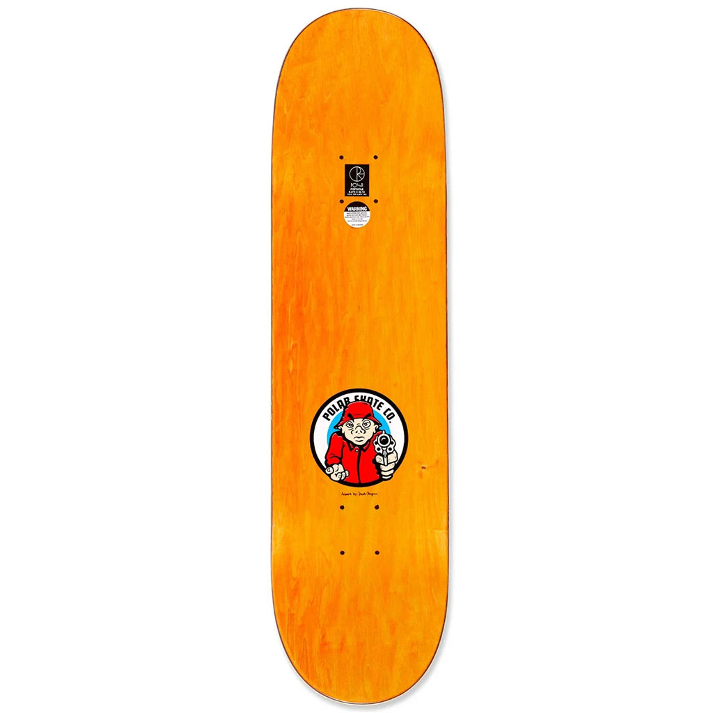 Buy the Polar Emile Laurent High School Skateboard Deck 8.375" | Free Aotearoa shipping when you order online with Pavement Skate Store!