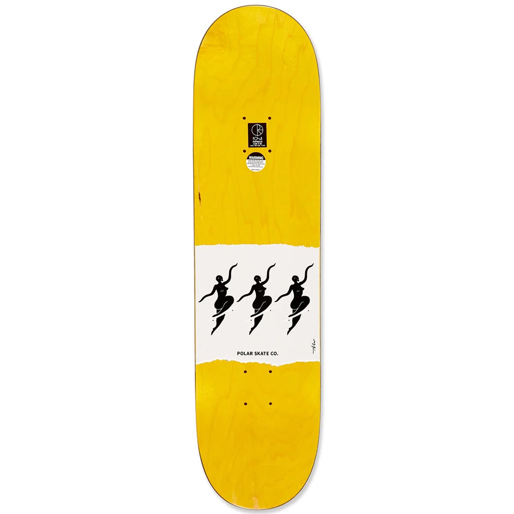 Buy the Polar Team Model No Complies (Red) Skateboard Deck 8.25" | Free Aotearoa shipping when you order online with Pavement Skate Store!