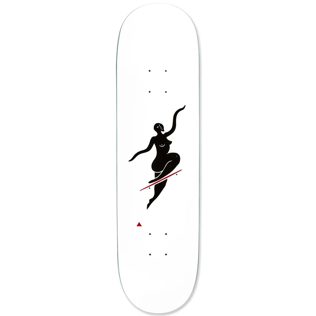 Buy the Polar Team Model No Complies (White) Skateboard Deck 8.5" | Free Aotearoa shipping when you order online with Pavement Skate Store!