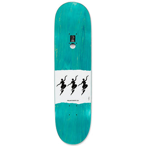 Buy the Polar Team Model No Complies (White) Skateboard Deck 8.5" | Free Aotearoa shipping when you order online with Pavement Skate Store!