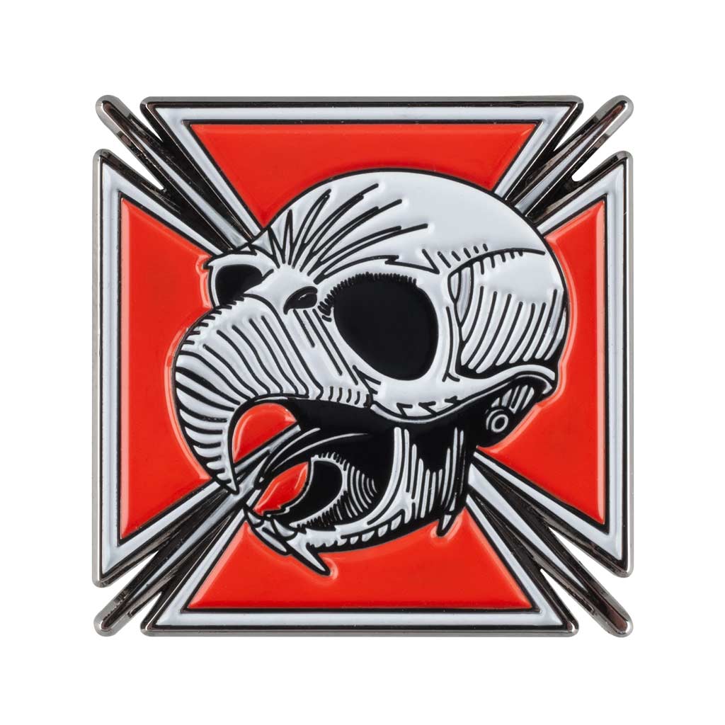 Powell Peralta Bones Brigade Series 15 Lapel Pin - Hawk. Shop Powell Peralta skateboards and accessories online with Pavement, Dunedin's independent skate store, since 2009. Free NZ shipping over $150 - Same day Dunedin delivery - Easy returns.