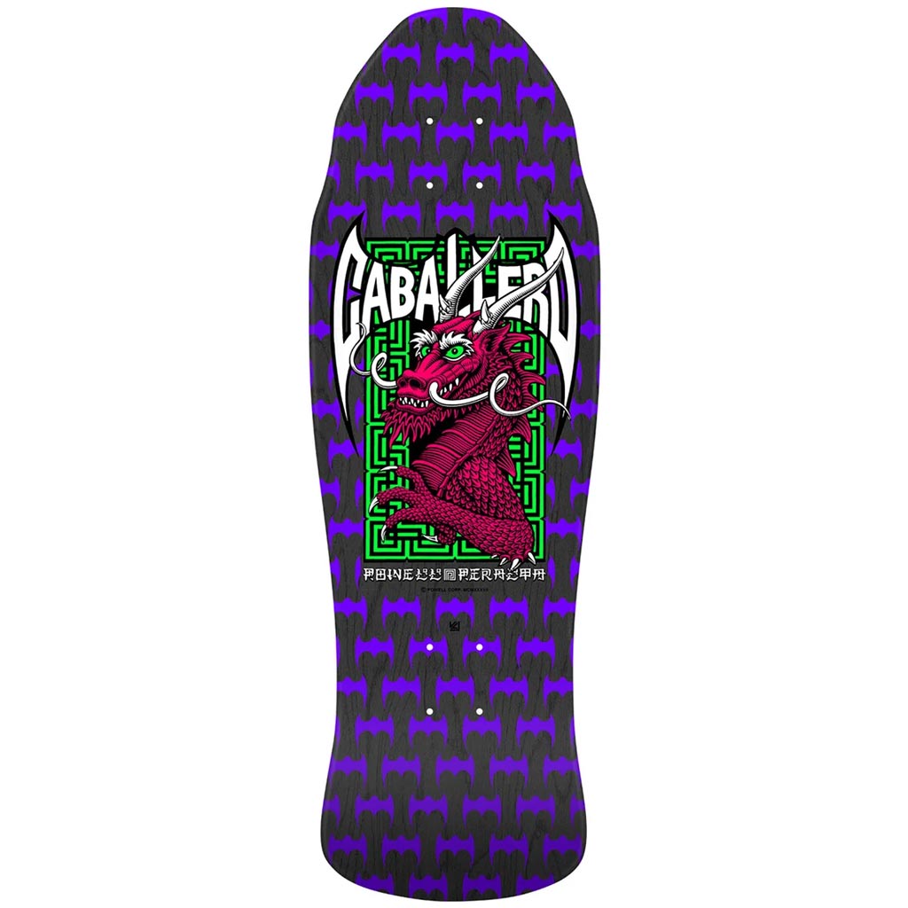 Powell Peralta Steve Steadham Skull & Spade Reissue Deck 10 Purple – Black  Sheep Skate Shop