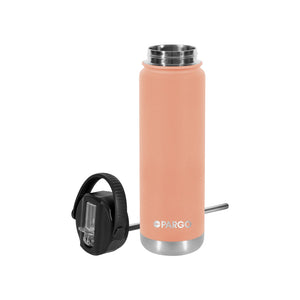 Project Pargo 750ml Insulated Sports Bottle - Coral Pink. Project PARGO Delivering you premium insulated reusable water bottles, reusable coffee cups and stubby holders made from high-grade stainless steel. Buy now. Free, fast NZ delivery on orders over $150 with Pavement skate store, Dunedin.