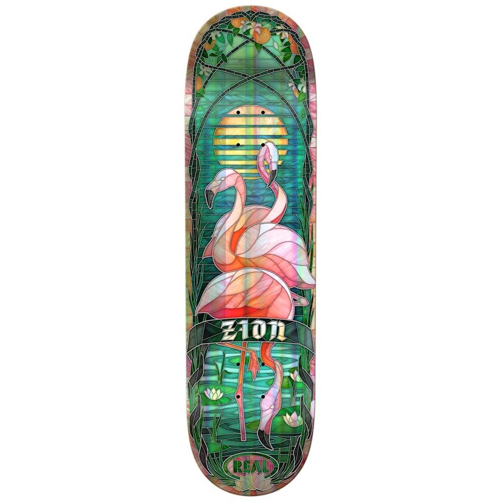 Real Zion Wright Holographic Cathedral Easy Rider Skateboard Deck 8.38" | Free Aotearoa NZ shipping over $100* when you shop online with Pavement Skate Store!