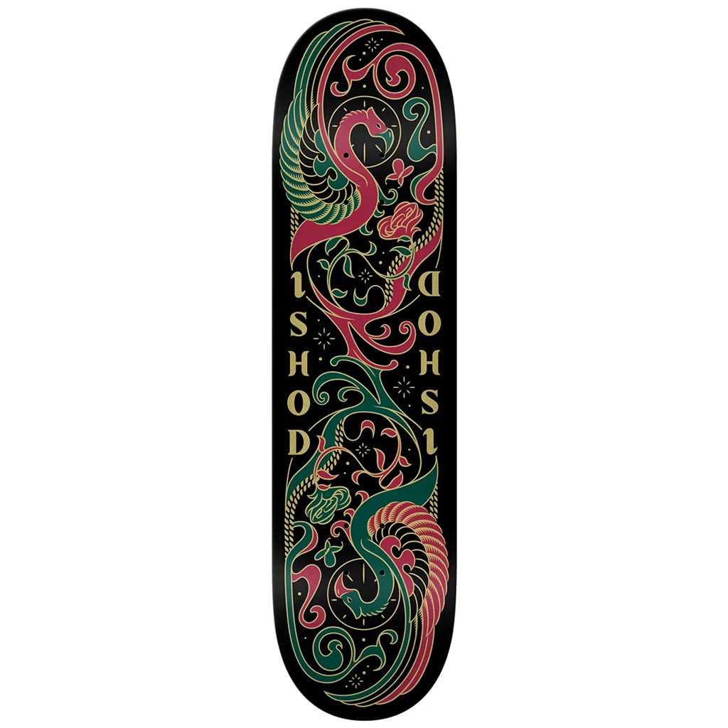 Shop the Real Ishod Illuminated Twin Tail Skateboard Deck 8.25" online with Pavement Skate Store and receive free Aotearoa NZ shipping!