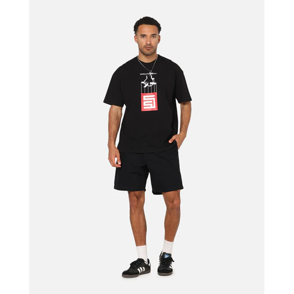 S/Double Classic Cut Chino Shorts - Black | Free Aotearoa shipping on all S/Double orders over $100* with Pavement Skate Store!