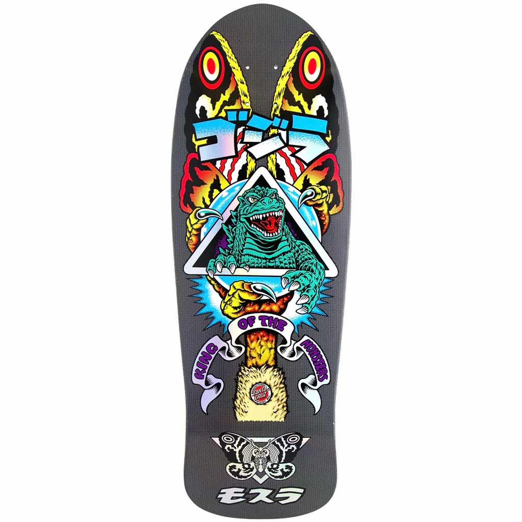 Shop Santa Cruz x Godzilla Mothra Natas Deck 10.538" X 30.14". Free shipping across New Zealand - Same day Dunedin delivery. Shop Santa Cruz skateboard decks, re-issue skateboard decks and clothing online with Pavement, Dunedin's independent skate store.