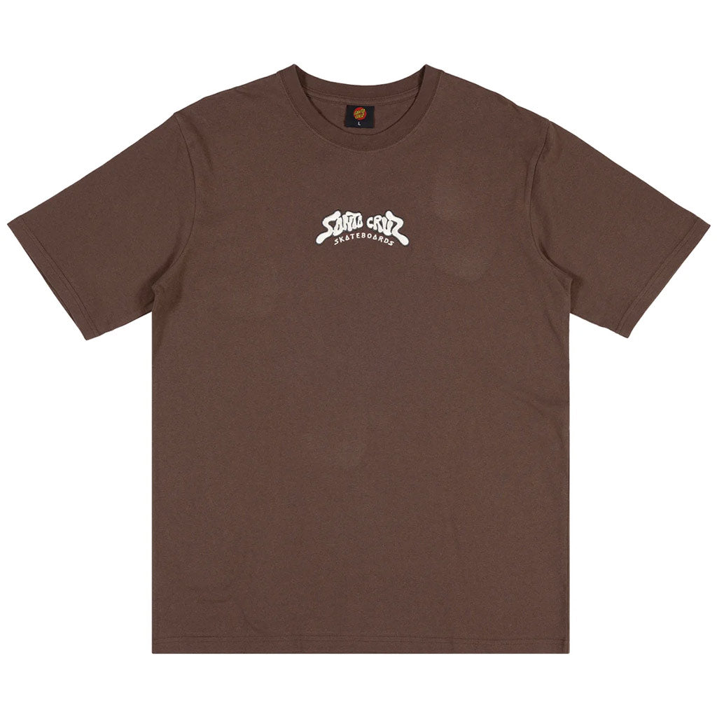 Santa Cruz Winkowski 8Baller Triparch Centre Tee in Brown | Shop Santa Cruz online with Pavment Skate Store with free Aotearoa shipping over $100*!