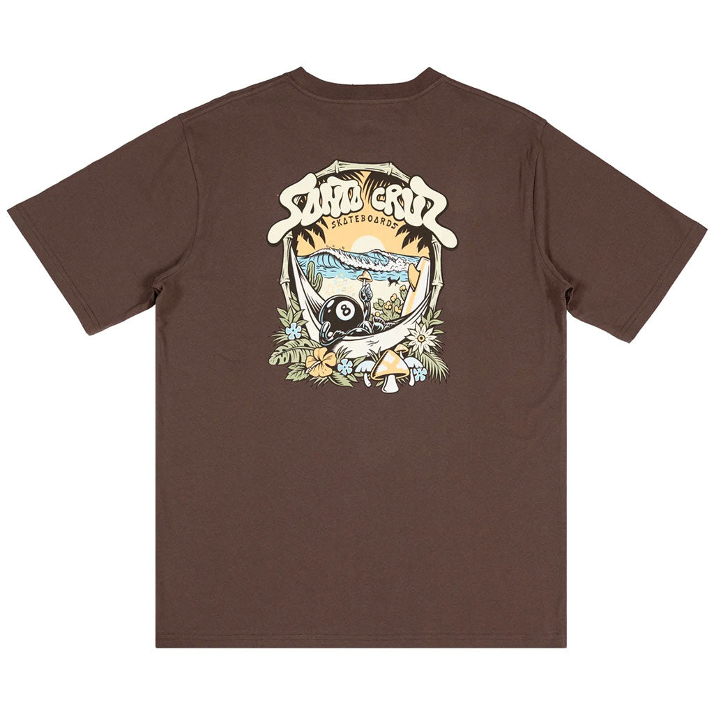 Santa Cruz Winkowski 8Baller Triparch Centre Tee in Brown | Shop Santa Cruz online with Pavment Skate Store with free Aotearoa shipping over $100*!
