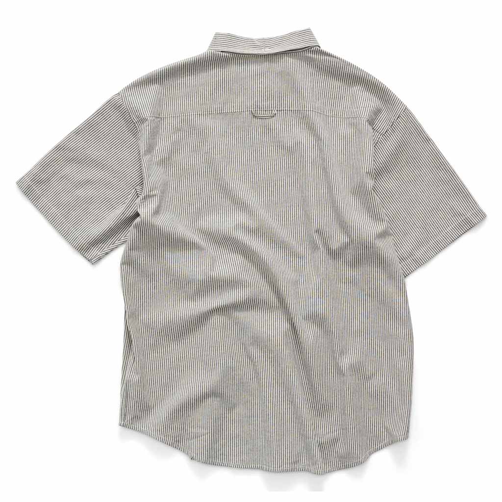 S/Double Bay Stripe SS Classic Shirt - Black/White Stripe | Free Aotearoa shipping on all S/Double orders over $100* with Pavement Skate Store!