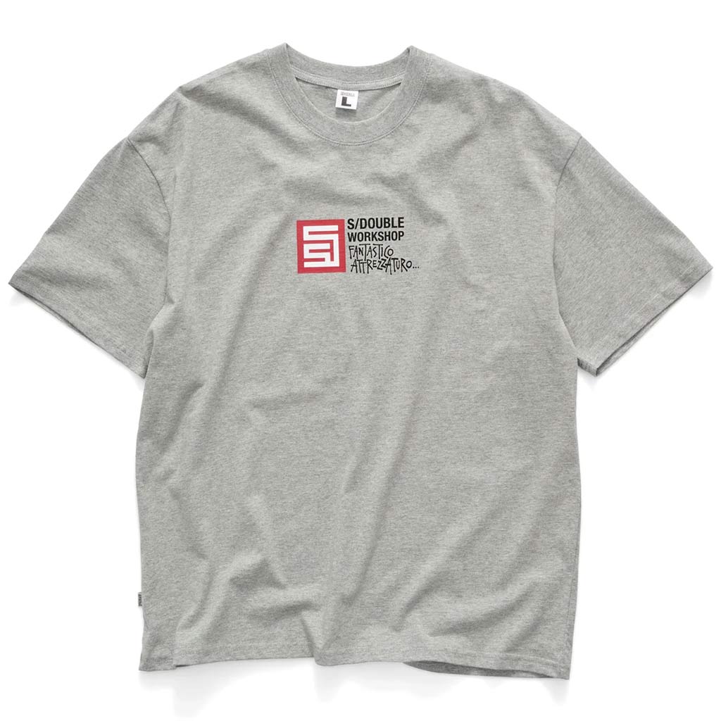 S/Double Fantastico Tee - Grey Heather | Free Aotearoa shipping on all S/Double orders over $100* with Pavement Skate Store!
