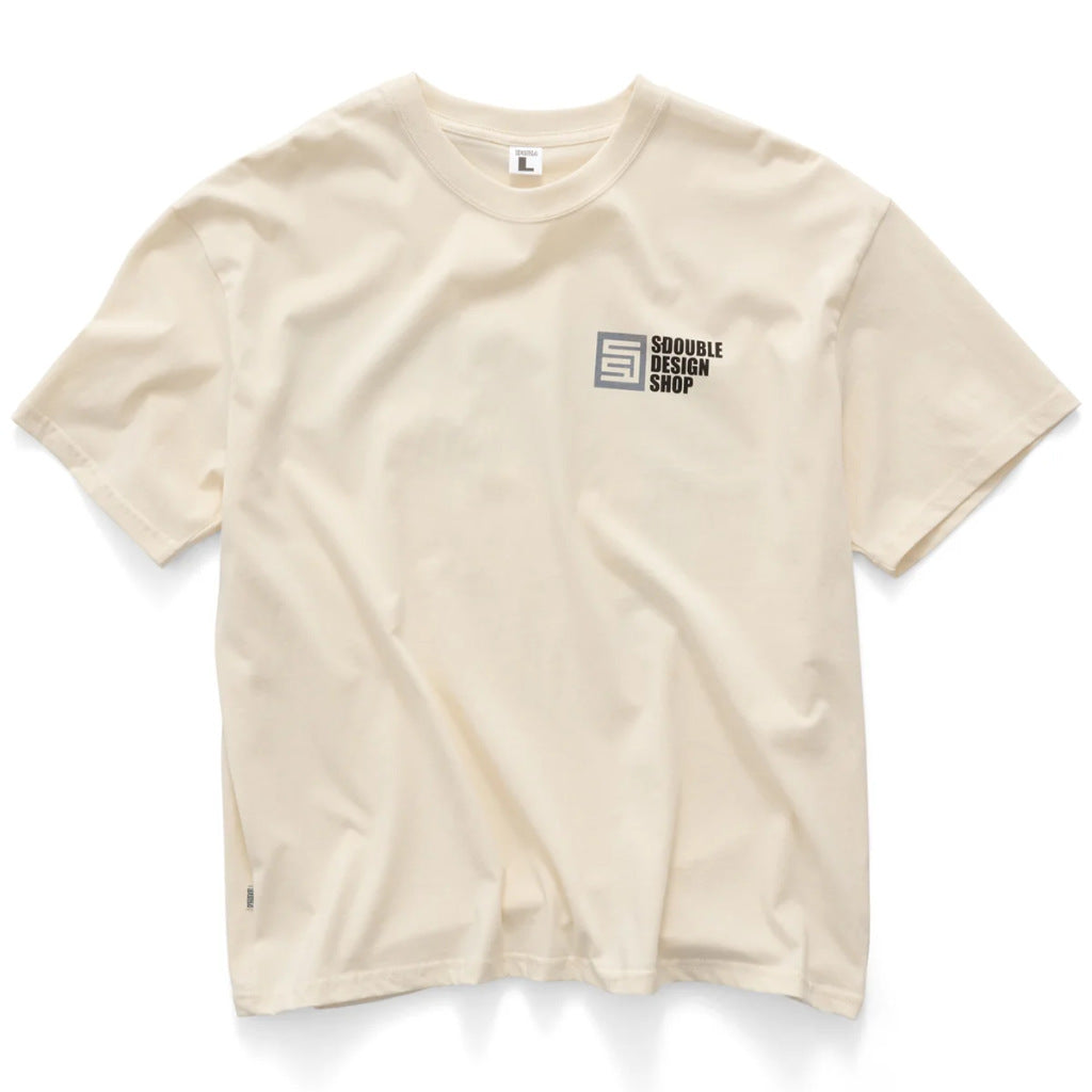 S/Double Painter Tee in Unbleached | Shop S/Double clothing online with Pavement Skate Store with free Aotearoa NZ shipping over $100*!