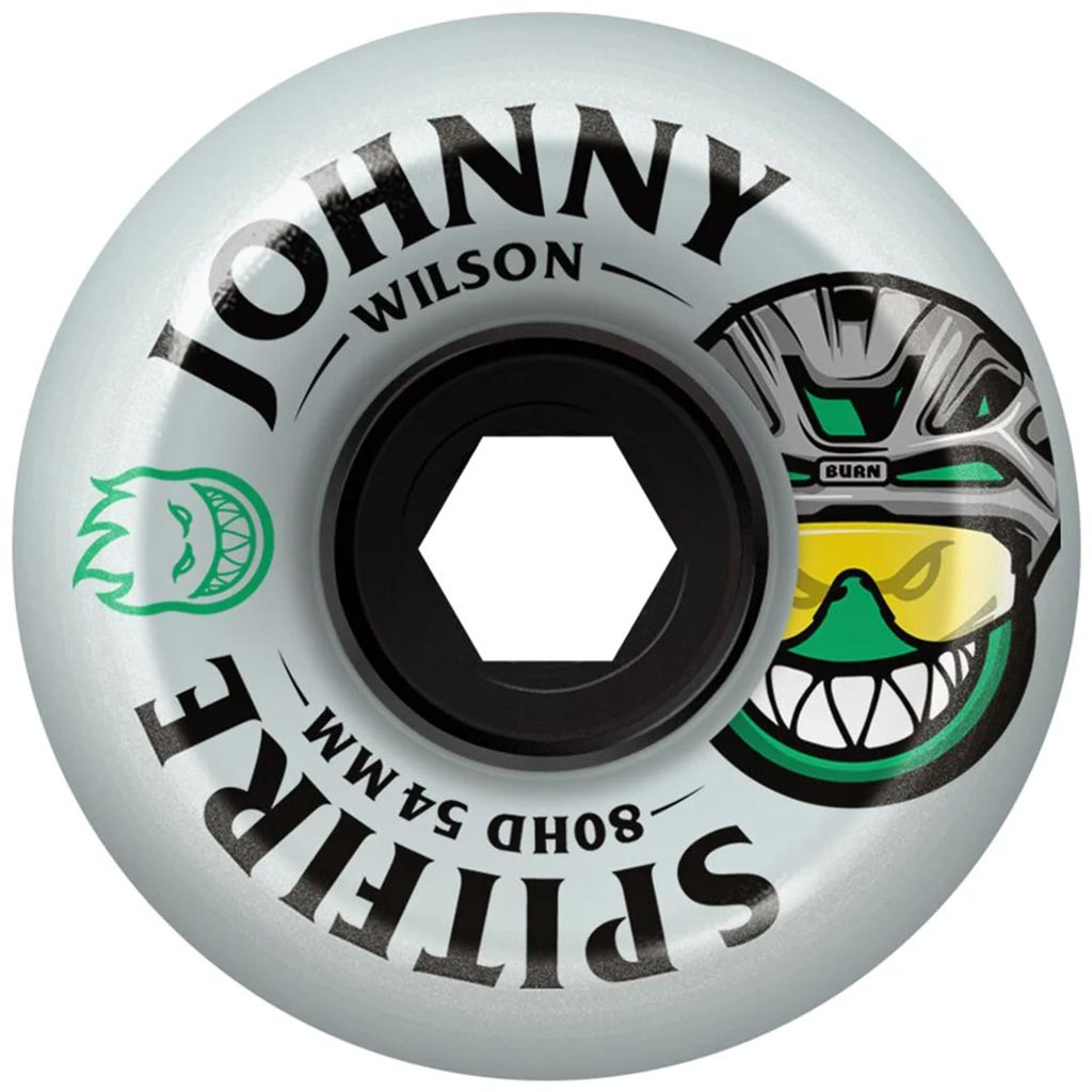 Spitifre 80Hd Johnny Wilson Burn Squad Conical Full 54mm Wheels | Order Spitfire online with Pavement Skate Store with free Aotearoa shipping over $100*! 