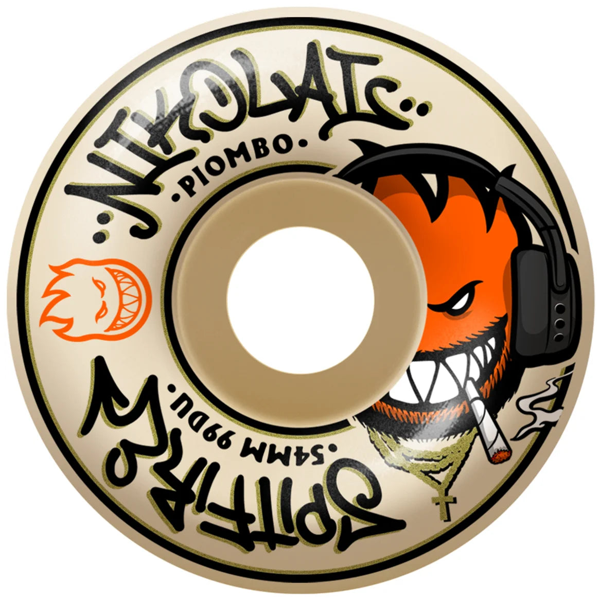Spitfire Nikolai Piombo Pro Edition Forumla Four Classic 54mm 99D | Shop Spitfire Wheels online with Pavement with free Aotearoa shipping on orders over $100*!