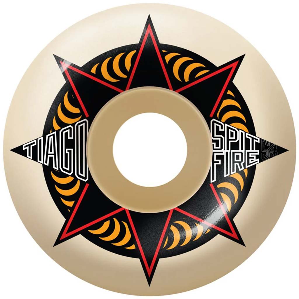 Spitfire Formula Four Tiago Lemos Sure Shot 99D 52mm Wheels | Free Aotearoa shipping when you order online with Pavement Skate Store!