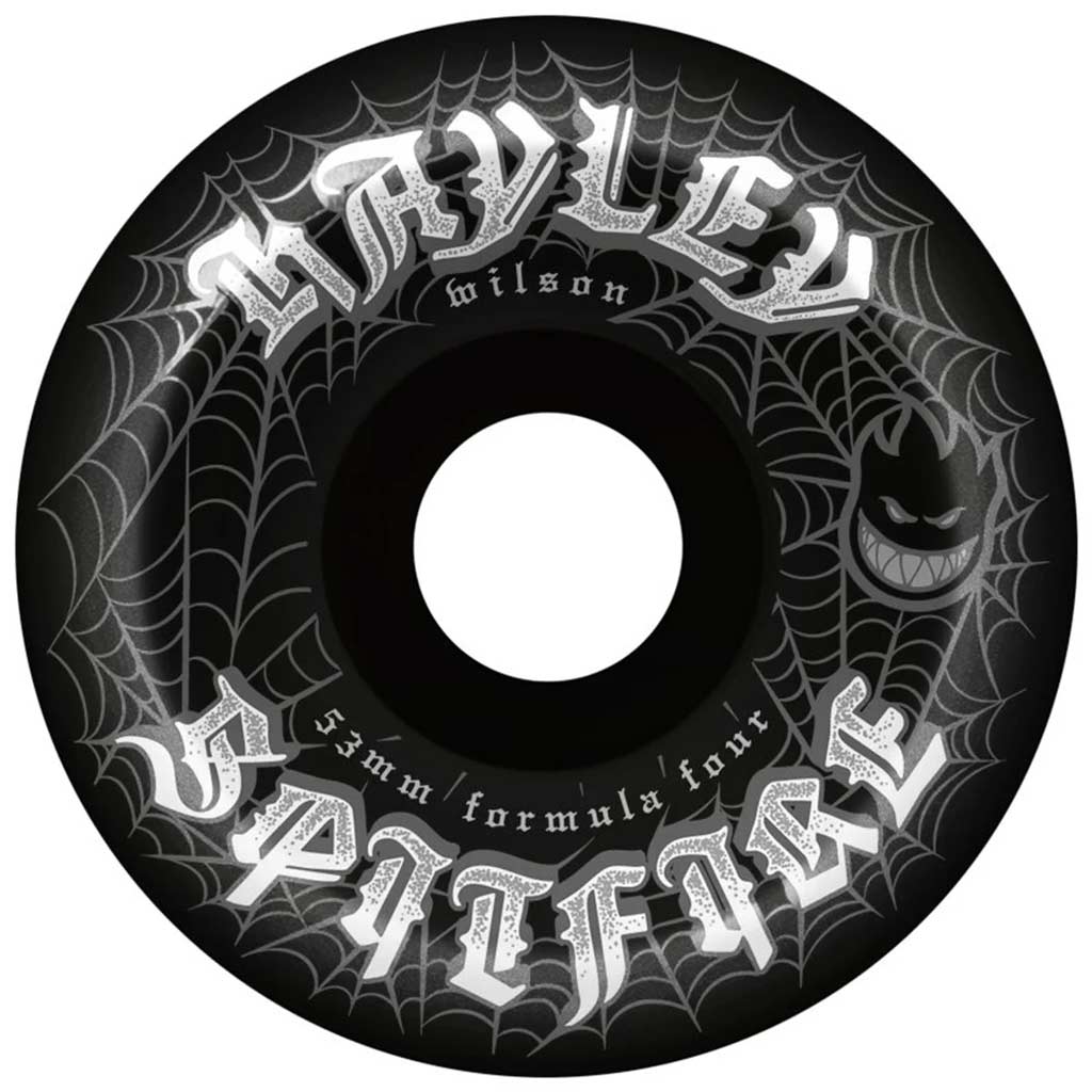 Spitfire Hayley Wilson Webbed Formula Four Conical Full Skateboard Wheels 53mm 99D | Free Aotearoa NZ shipping over $100* with Pavement Skate Store!