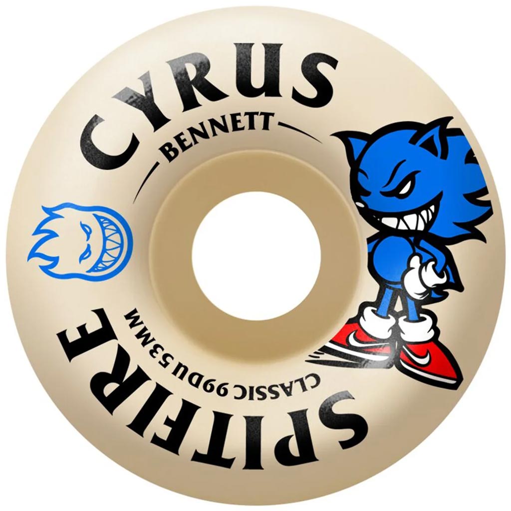 Spitfire Formula Four Cyrus Bennett Burn Squad Classics 99D 53mm | Order Spitfire online with Pavement Skate Store with free Aotearoa shipping over $100*! 