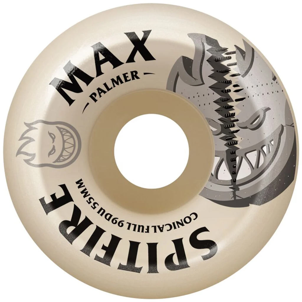 Spitfire Formula Four Max Palmer Burn Squad Conical Full 99D 55mm | Order Spitfire online with Pavement Skate Store with free Aotearoa shipping over $100*! 