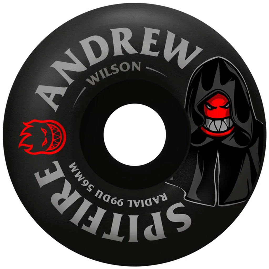 Spitfire Formula Four Andrew Wilson Burn Squad Radials 99D 56mm | Order Spitfire online with Pavement Skate Store with free Aotearoa shipping over $100*! 