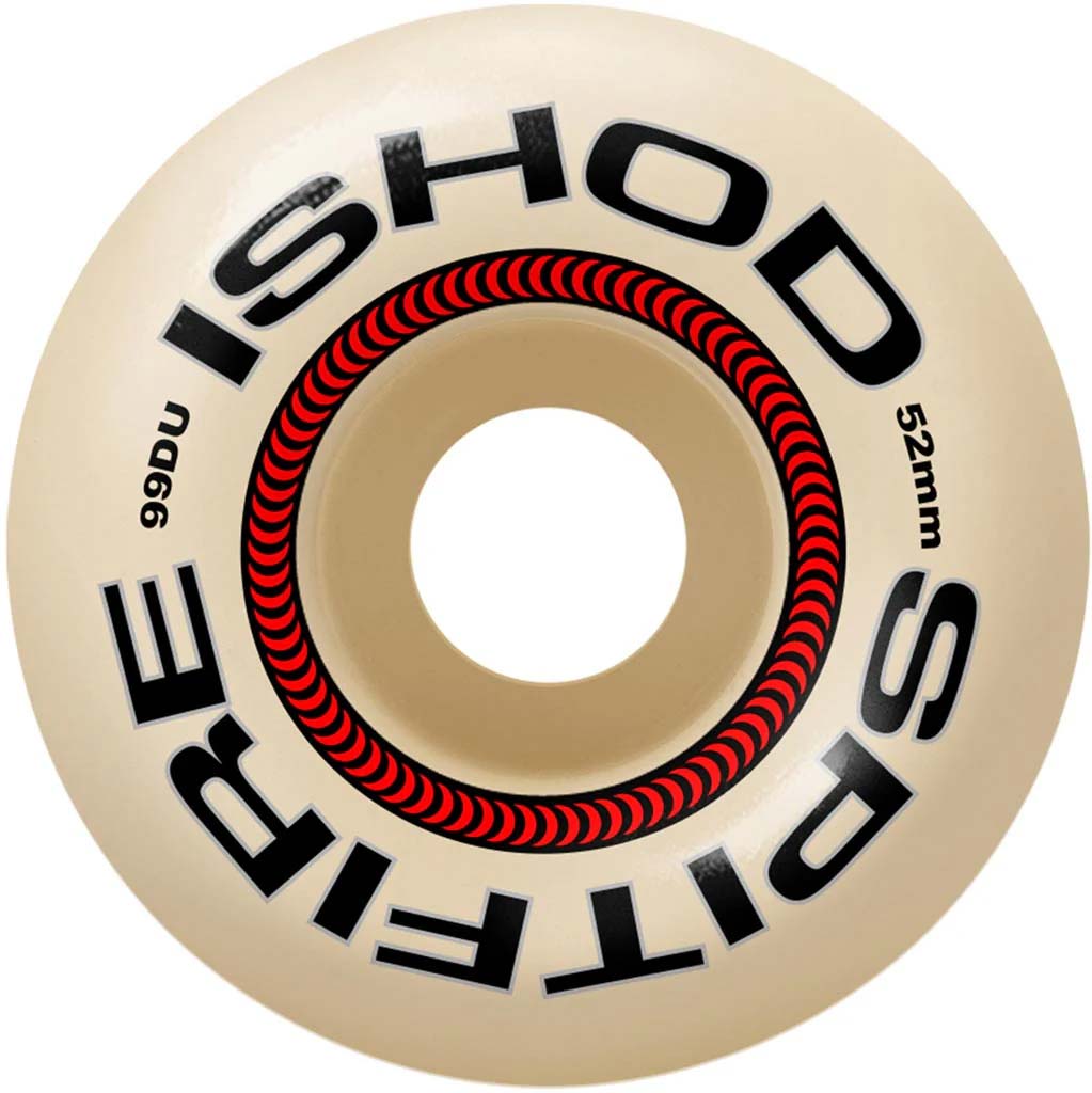 Spitfire Formula Four Tiago Lemos Sure Shot 99D 52mm Wheels | Free Aotearoa shipping when you order online with Pavement Skate Store!