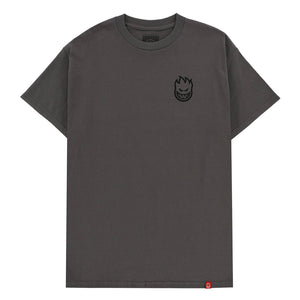 Spitfire Lil Bighead Tee Charcoal/Black | Shop Spitfire online with Pavement Skate Store with free Aotearoa NZ shipping over $100*!