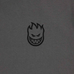 Spitfire Lil Bighead Tee Charcoal/Black | Shop Spitfire online with Pavement Skate Store with free Aotearoa NZ shipping over $100*!