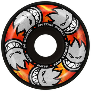 Spitfire F4 Team Multiball OG Classic 99D 56mm Black Wheels | Shop skateboard parts online with Pavement Skate Store with free Aotearoa NZ shipping over $100*!