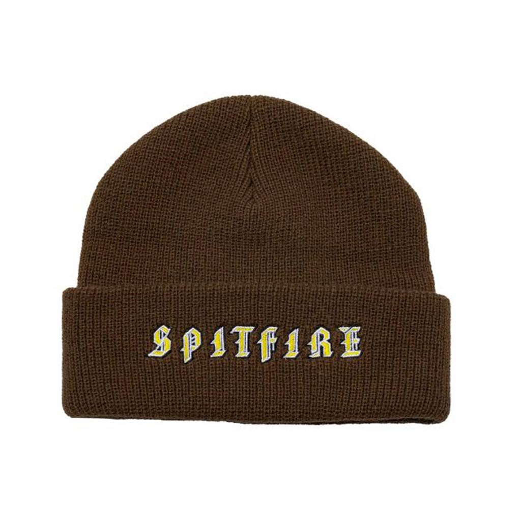 Spitfire Old E Cuff Beanie - Brown | Pavement