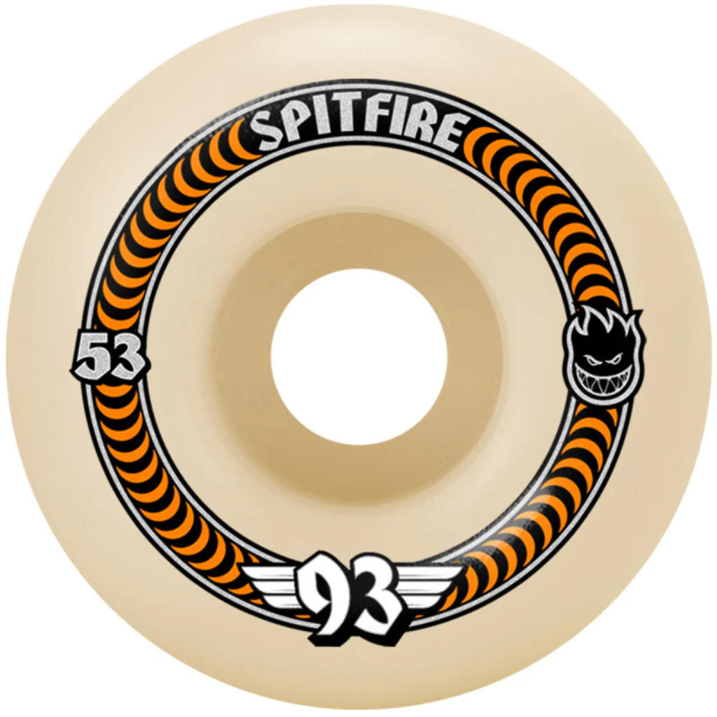 Spitfire Formula Four Classic 53mm 93D Soft Sliders | Shop Spitfire Wheels online with Pavement with free Aotearoa NZ shipping on orders over $100*!