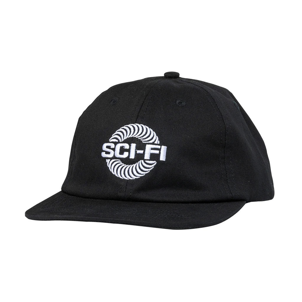 Spitfire Sci-Fi Fantasy Classic Cap - Black/White. Sci-Fi Fantasy x Spitfire collaboration. Unstructured 6 panel hat. Embroidered logo.