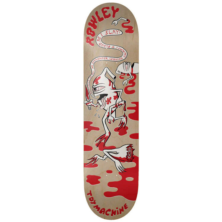 Toy Machine Geoff Rowley Slayer Sect 8.5" Skateboard Deck | Shop skateboards online with Pavement Skate Store with free Aotearoa NZ shipping over $100*!