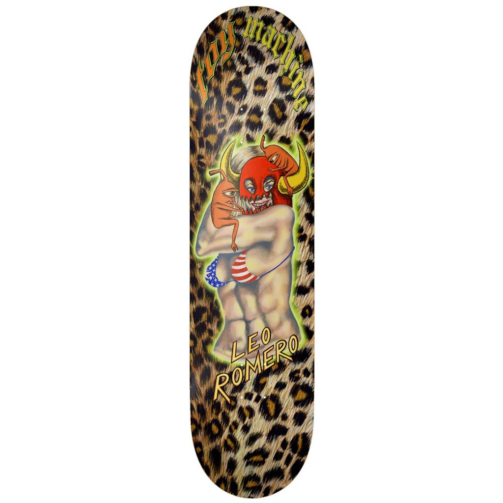 Toy Machine Leo Romero Lady Danger 8.25" Deck  | Free Aotearoa shipping on Toy Machine orders over $100* when you shop online with Pavement Skate Store.