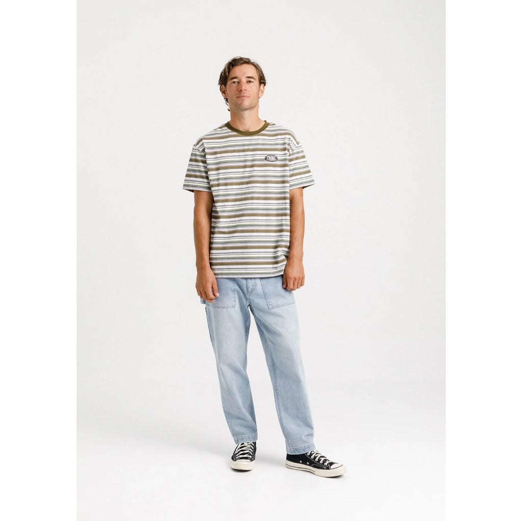 THING THING AMPLE TEE - EARTH STRIPE