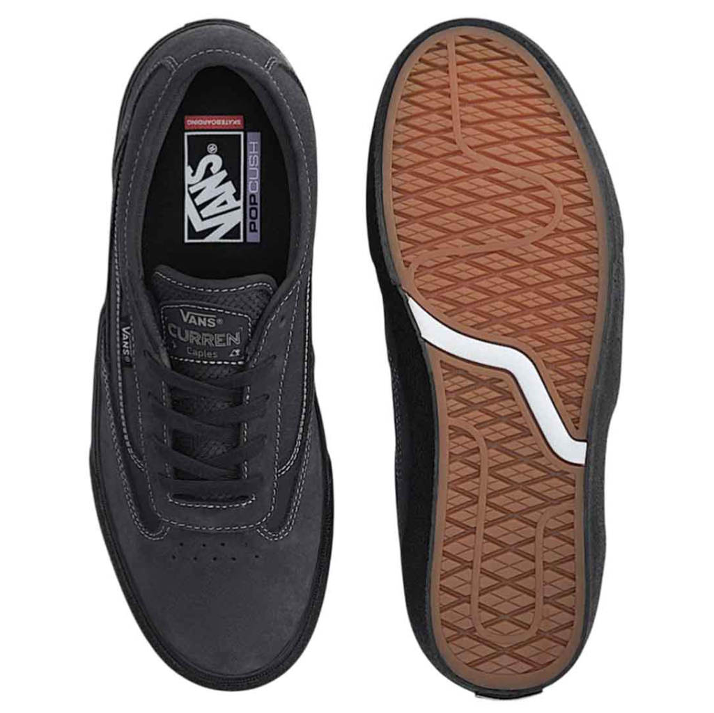 Vans Skate Curren Caples in Charcoal/Black | Shop Vans Skate shoes online with Pavement Skate Store with free Aotearoa NZ shipping over $100*!